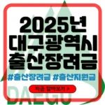 대구 출산장려금