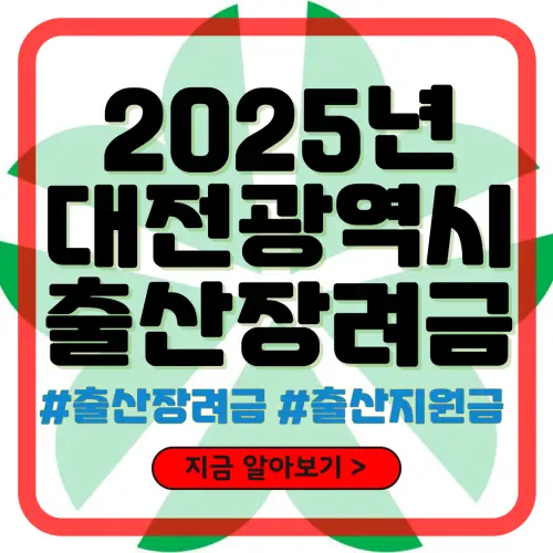 대전 출산장려금
