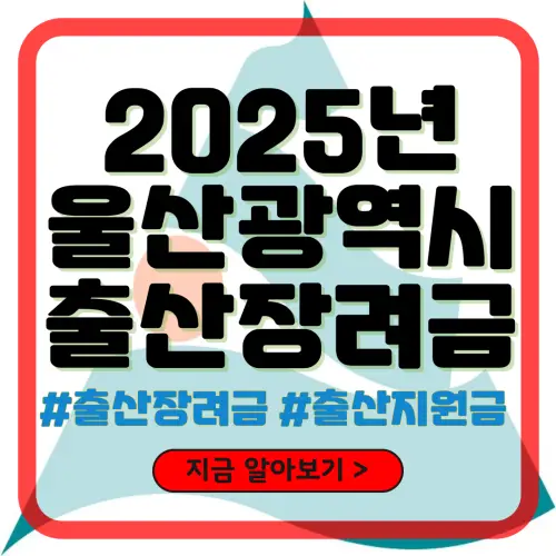 울산 출산장려금