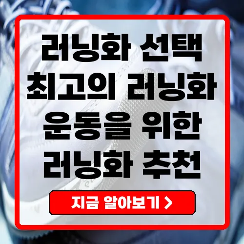 2023년 최고의 러닝화 추천 및 선택 가이드