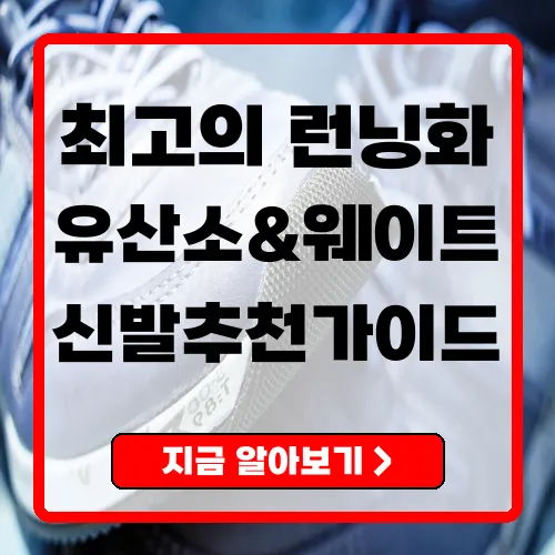 최신 런닝화 추천 유산소와 웨이트 트레이닝을 위한 완벽한 선택