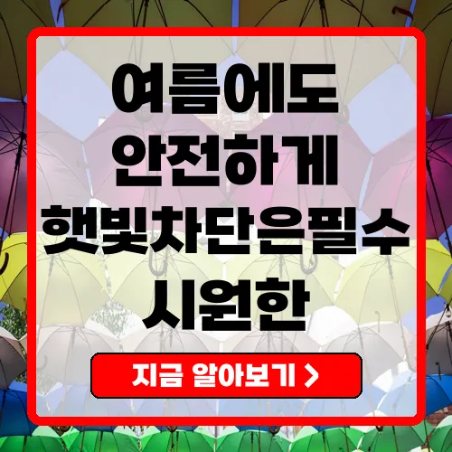 얼굴햇빛가리개, 여름철 필수 아이템으로 주목받다