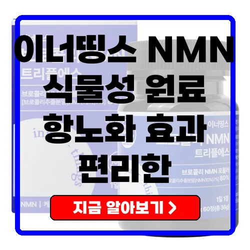 이너띵스 식물성 NMN 엔엠, 항노화의 새 패러다임
