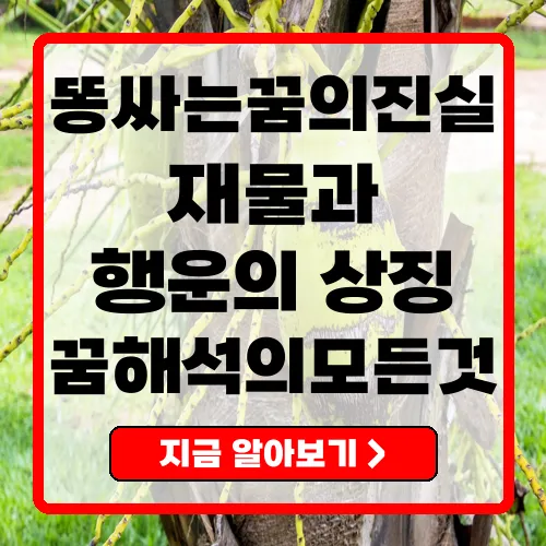 똥싸는꿈 부의 상징과 해석의 비밀