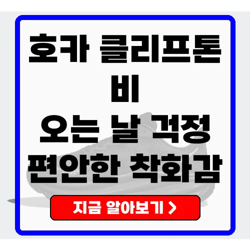 호카 운동화 런닝화 남성 클리프톤 9 GTX 블랙 리뷰