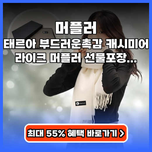 머플러 태르아 부드러운촉감 캐시미어 추천