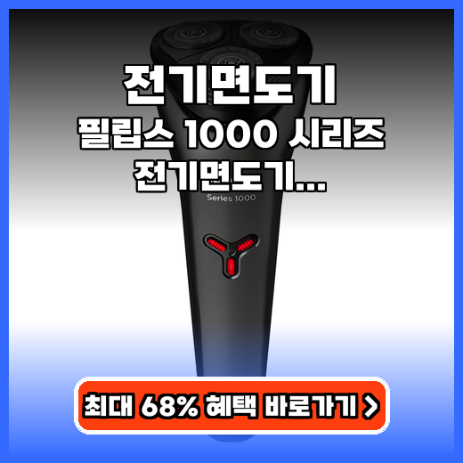 전기면도기 휴대성 좋은 필립스 1000 시리즈 추천