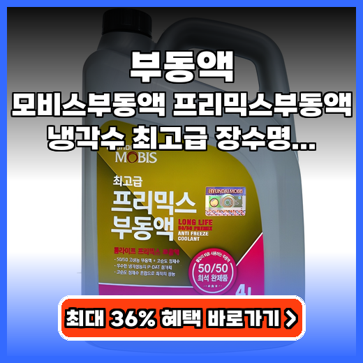 부동액 프리믹스 모비스 2L 추천
