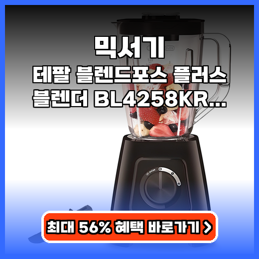 믹서기 테팔 블렌드포스 플러스 BL4258KR 구매팁
