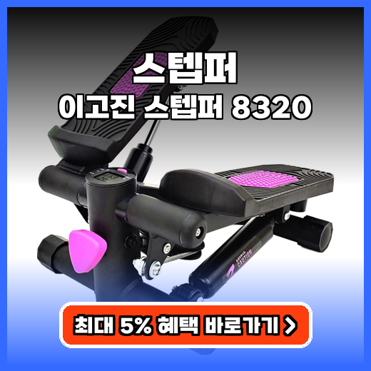 스텝퍼 가성비 이고진 스텝퍼 8320 구매팁