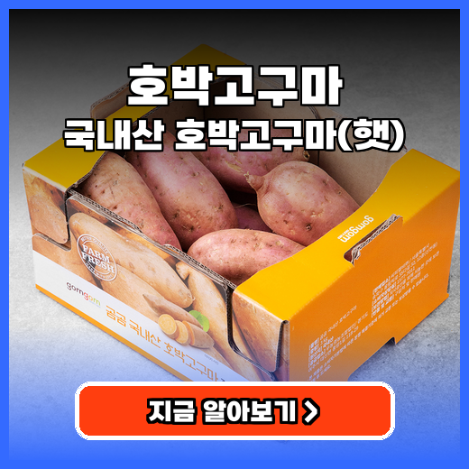 호박고구마 달콤한 국내산 호박고구마(햇) 추천