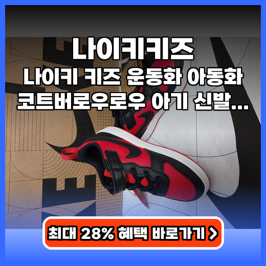 나이키키즈 코트버로우 아동화 추천 구매팁