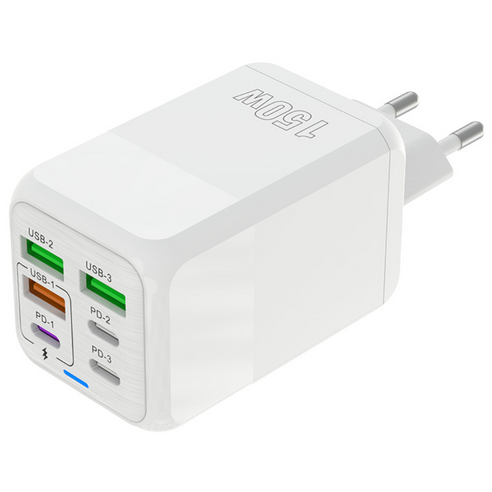 4USB+2PD 6in1 고속충전기 150W - 충전기 상품 이미지