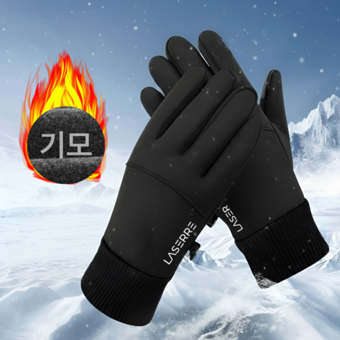 라세르 스마트폰 터치 기모 스포츠 방한 장갑 - 장갑/시즌잡화 | 쿠팡 상품 이미지