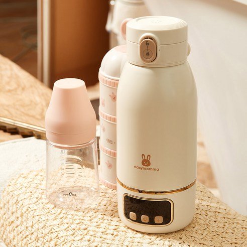 이지맘마 휴대용 분유포트 무선 아기 여행용 분유 보온병 히팅기 - 분유포트 상품 이미지