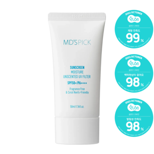 엠디스픽 무향자차 수분 선크림, 50ml, 1개 - 선케어/선크림/선로션 상품 이미지