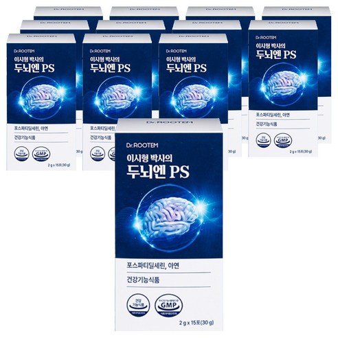 닥터루템 정품 이시형박사 두뇌엔 PS 포스파티딜세린, 15회분, 12개 - 기타건강식품 상품 이미지