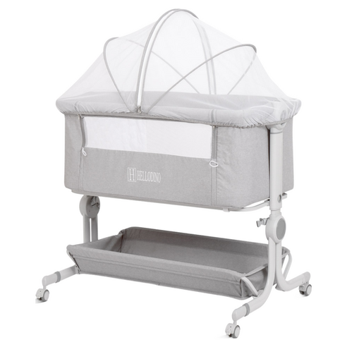 헬로디노 아기침대 프리미엄 Ver 이동식 신생아 접이식 애기 침대 - 침대 상품 이미지