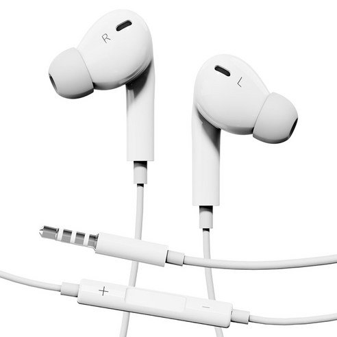 누아트 스테레오 이어팟 커널형 유선 이어폰 3.5mm - 유선 이어폰 상품 이미지