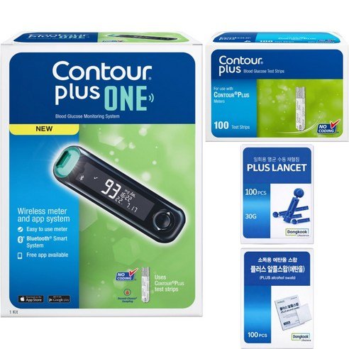 컨투어플러스원 블루투스 혈당측정세트 - 혈당측정지 상품 이미지
