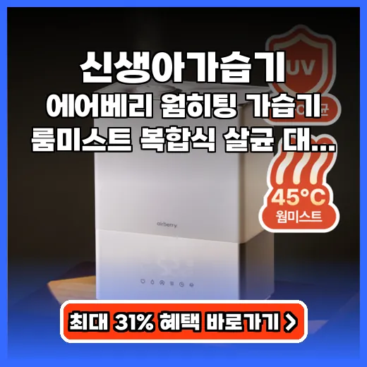 신생아가습기 위생 안심 복합식 웜히팅 가습기 추천