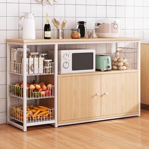 주방수납장 다용도 작업대 정수기다이 하부장 전자레인지선반 - 밥솥/렌지대 상품 이미지