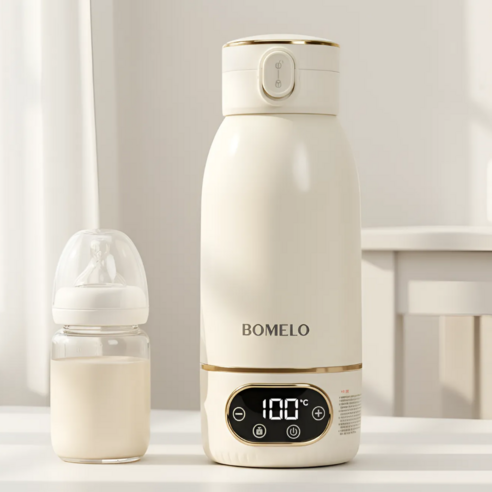 보멜로 무선 100도 살균 아기 여행용 SUS316L 스테인리스 휴대용 분유포트 - 분유포트 상품 이미지