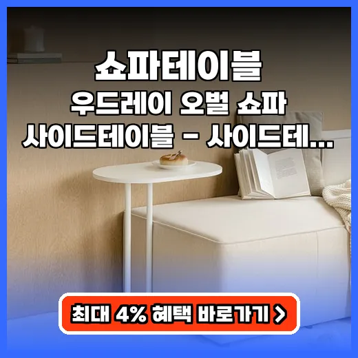 쇼파테이블 거실 공간 살리는 감성 오벌 디자인 제품 구매 팁