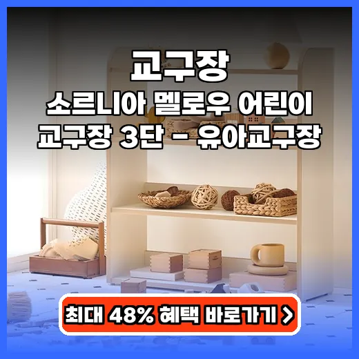 교구장 아이 스스로 정리 돕는 실용적 디자인 제품 추천