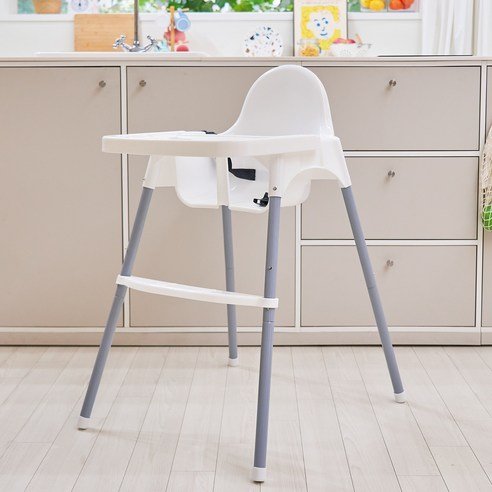 원더파파 높이조절 가능한 발받침 유아용 하이체어 - 유아동의자 상품 이미지