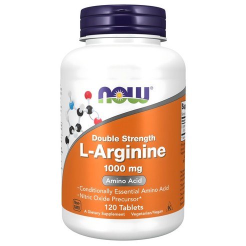 나우푸드 더블 스트랭스 L-아르기닌 1000mg 타블렛, 120정, 1개 - L 아르기닌 상품 이미지