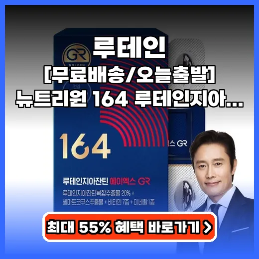 루테인 눈건강 지키는 고함량 루테인지아잔틴 제품 추천